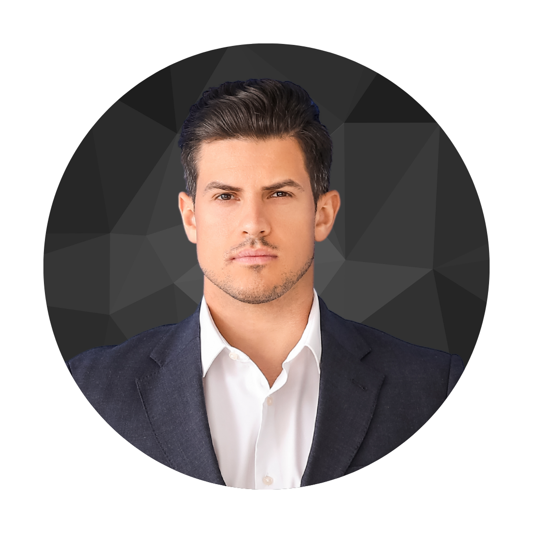 Jonathan Miller — portrait from conference badge